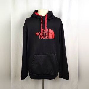 Men's The North Face Black & Red Hoodie Size L